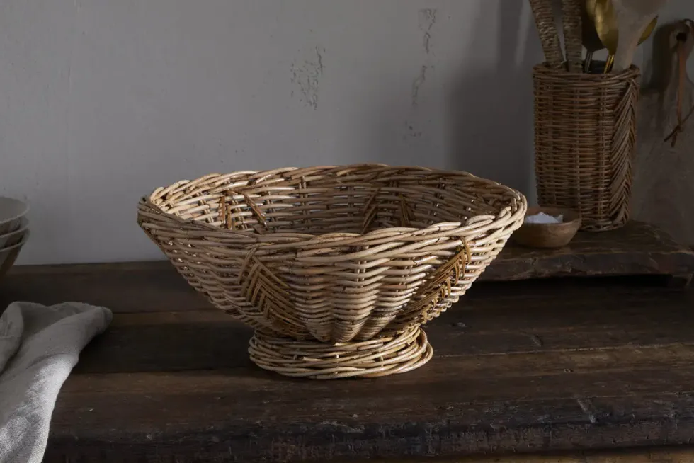 Bersama Rattan Fruit Bowl - Natural
