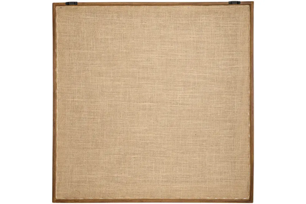 Birala Hand Stitched Wall Art - Natural