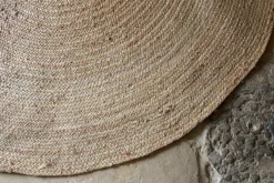 Braided Hemp Rug - Round
