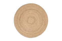 Braided Hemp Rug - Round
