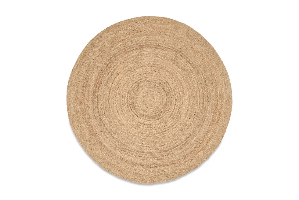 Braided Hemp Rug - Round