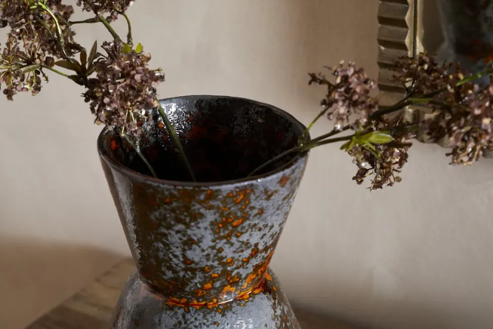 Brija Vase - Brown