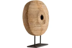 Cala Reclaimed Wood Objet on Stand - Natural
