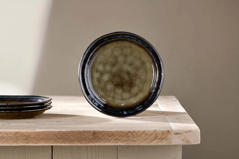 Cali Side Plate - Earth Blue