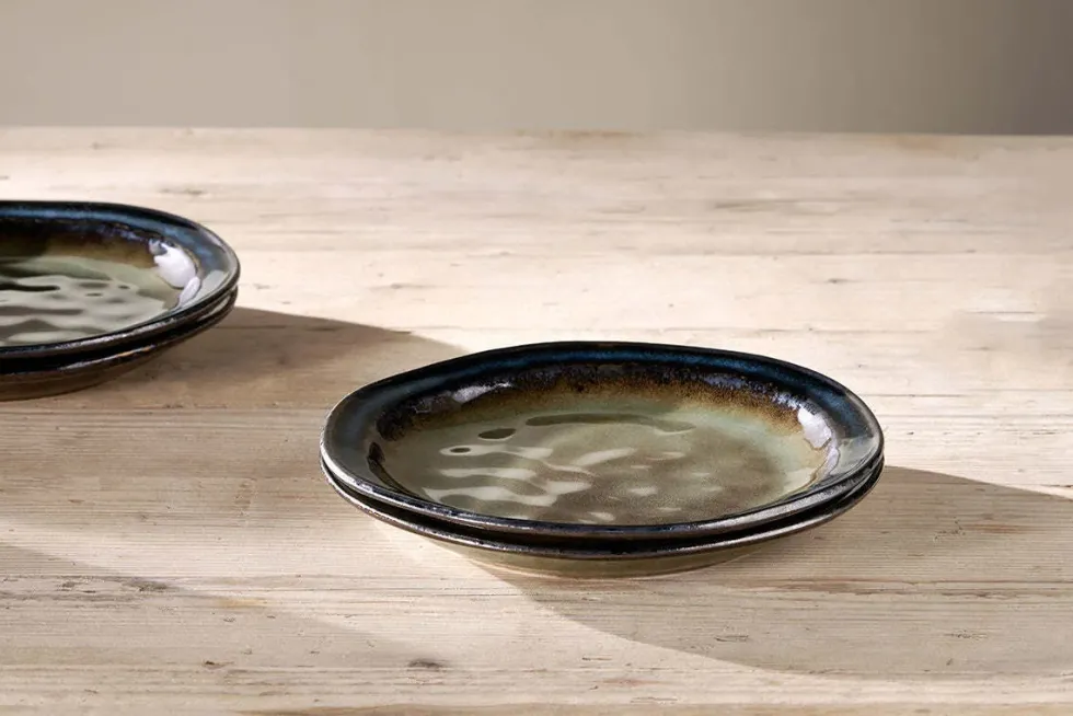 Cali Side Plate - Earth Blue