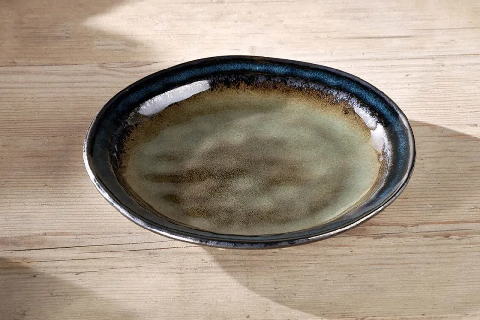 Cali Side Plate - Earth Blue