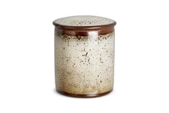 Cam Lidded Storage Jar - Mocha