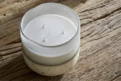 Cardamom & Amber 3 Wick Scented Candle - Aged Smoke - 3 Wick