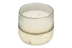 Cardamom & Amber 3 Wick Scented Candle - Aged Smoke - 3 Wick