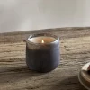 Cedarwood & Fig 1 Wick Scented Candle - Frosted Black - 1 Wick