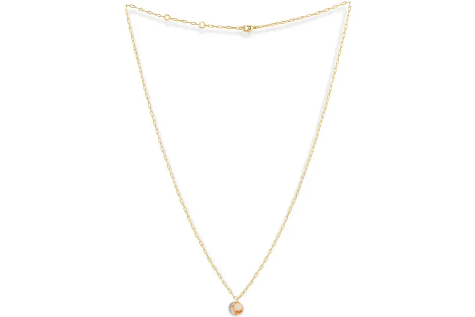 Cerita Rhodochrosite Necklace - Rhodochrosite & Gold
