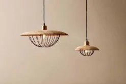 Chakai Wood & Metal Pendant - Small