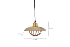Chakai Wood & Metal Pendant - Small