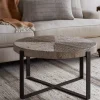 Chakala Reclaimed Wood Coffee Table - Reclaimed Wood & Iron