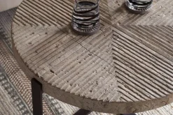 Chakala Reclaimed Wood Coffee Table - Reclaimed Wood & Iron