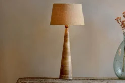 Chameli Mango Wood Table Lamp - Natural