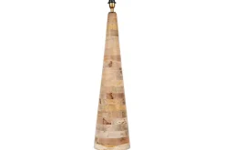 Chameli Tapered Mango Wood Floor Lamp