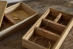 Chanya Mango Wood Jewellery Box - Natural