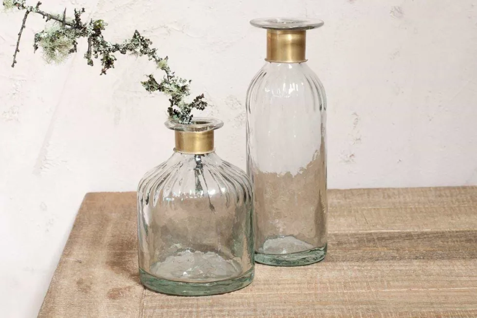 Chara Hammered Bottle - Lines