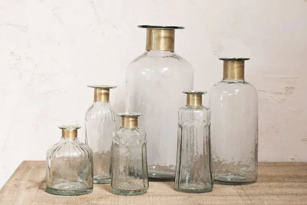 Chara Hammered Bottle - Lines