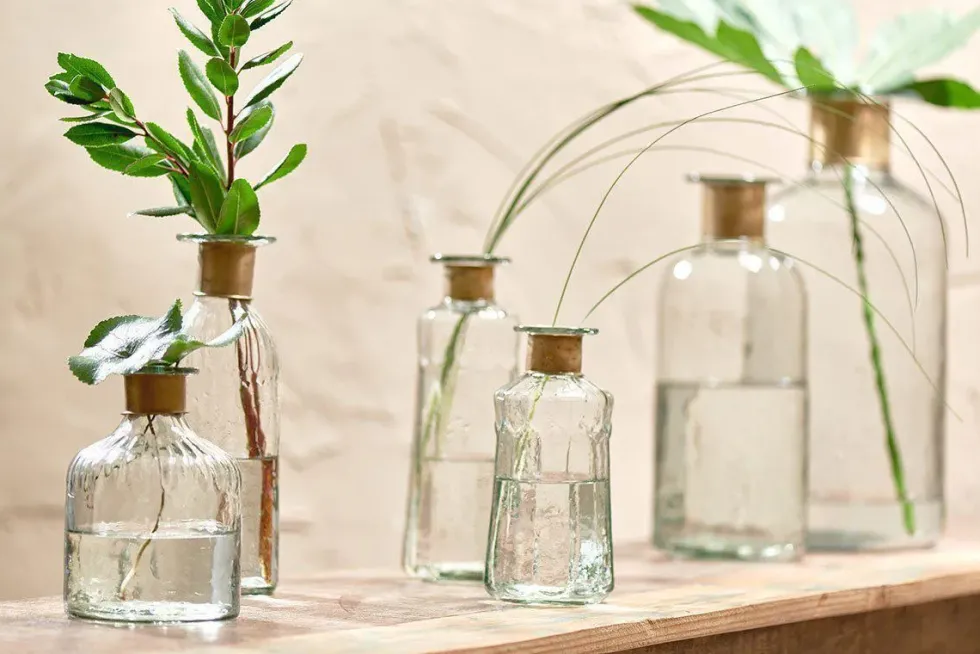 Chara Hammered Bottle - Lines