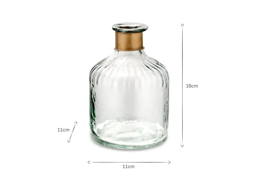 Chara Hammered Bottle - Lines