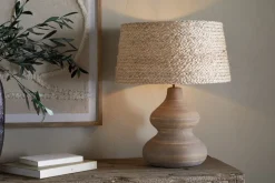 Dalat Ceramic Table Lamp Base - Natural