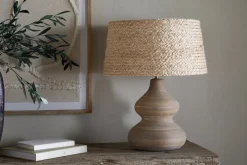 Dalat Ceramic Table Lamp Base - Natural