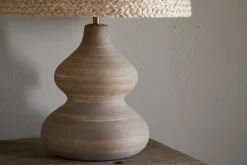 Dalat Ceramic Table Lamp Base - Natural