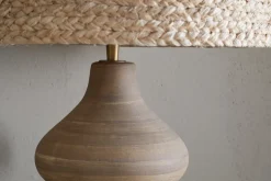 Dalat Ceramic Table Lamp Base - Natural