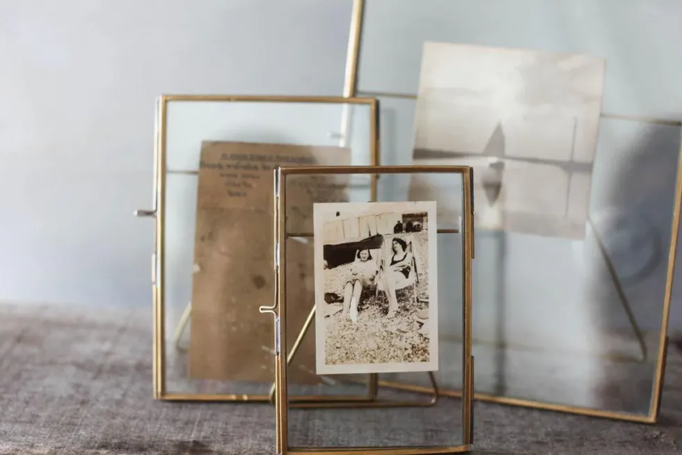 Danta Antique Brass Frame