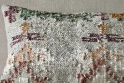Dantri Jute & Cotton Cushion Cover - Soft Grey