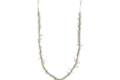Danvi Glass Drop Garland - Brass & Clear