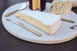 Darsa Cheese Knife Set - Brushed Gold (Set of 4)
