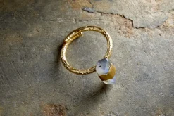 Darti Labradorite Ring - Gold