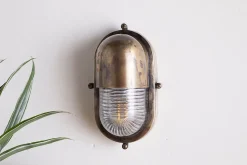 Denaya Outdoor Wall Lamp - Antique Brass