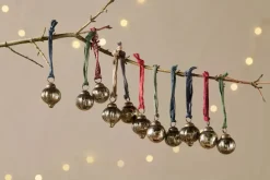 Dew Drop Baubles - Antique Gold - (Set of 12)