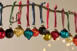Dew Drop Baubles - Mixed Antique - (Set of 12)