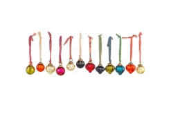 Dew Drop Baubles - Mixed Antique - (Set of 12)