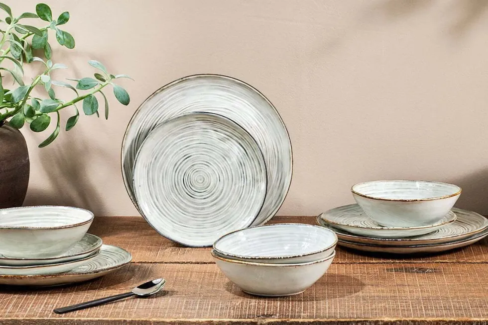 Dhanuk Ceramic Side Plate - Cream