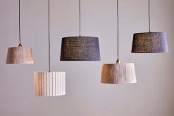Dia Jute Lampshade - Ink
