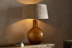 Didan Recycled Glass Lamp Base - Honey