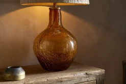 Didan Recycled Glass Lamp Base - Honey