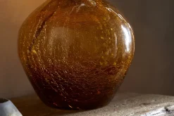 Didan Recycled Glass Lamp Base - Honey