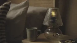 Dimalai Recycled Glass Table Lamp - Clear
