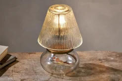 Dimalai Recycled Glass Table Lamp - Clear