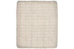 Dipti Cotton & Linen Block Print Bed Quilt - Charcoal