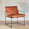 Durium Leather Lounger - Aged Tan