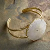 Dveep Solar Quartz Bracelet - Gold