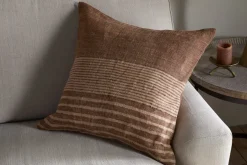 Eesha Jute Cushion Cover - Rust